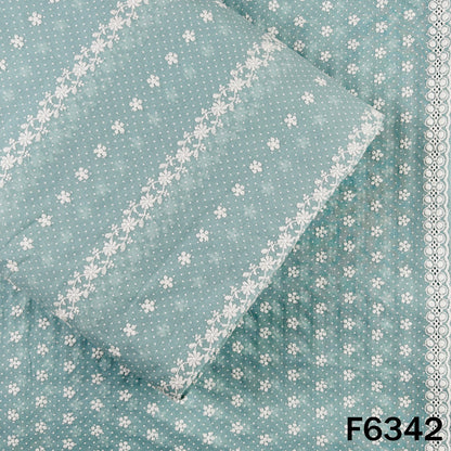 Chikankari Cotton Fabric - F6342