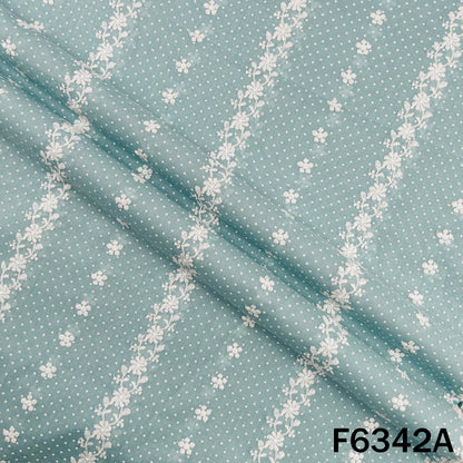 Chikankari Cotton Fabric - F6342