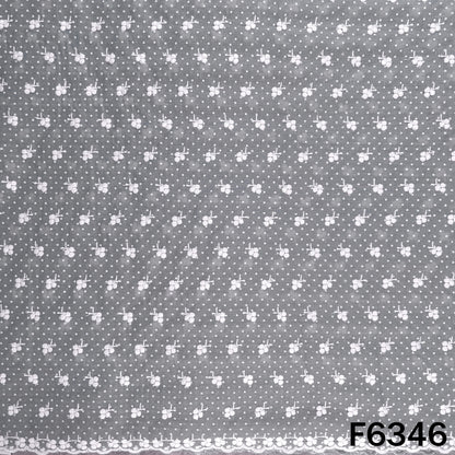 Chikankari Cotton Fabric - F6346