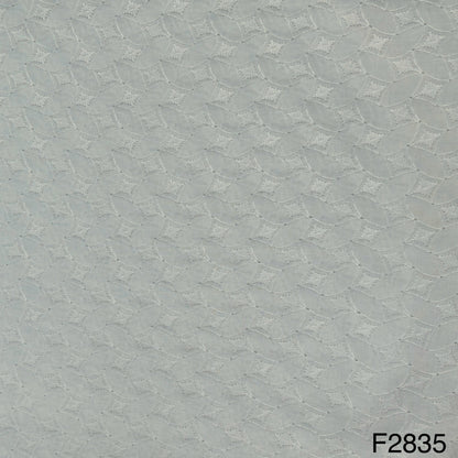 Chikankari Cotton Fabric-F2835