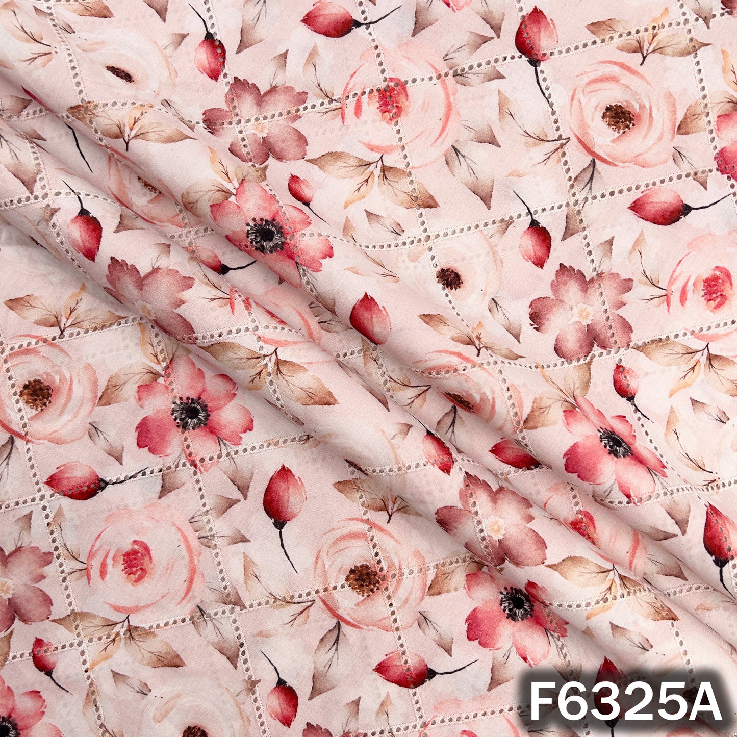 Digital Print Hakoba Cambric Cotton Fabric - F6325
