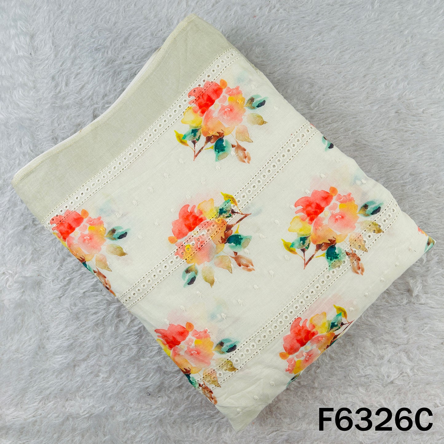 Digital Print Hakoba Cambric Cotton Fabric - F6326