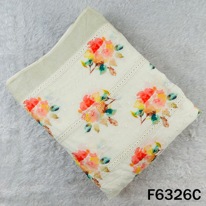 Digital Print Hakoba Cambric Cotton Fabric - F6326