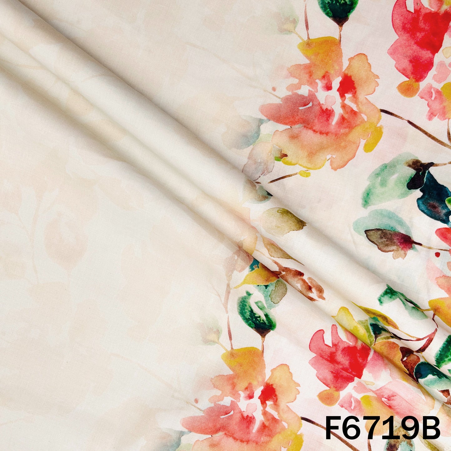Digital Print Hakoba Cambric Cotton Fabric - F6719