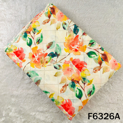 Digital Print Hakoba Cambric Cotton Fabric - F6326