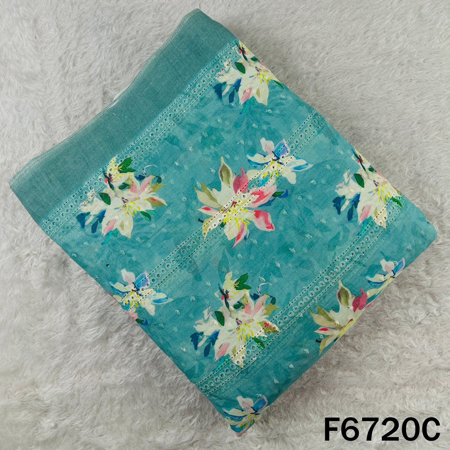 Digital Print Hakoba Cambric Cotton Fabric - F6720