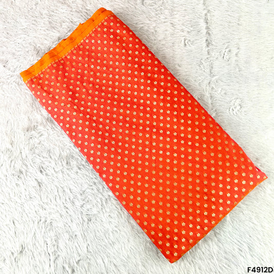 Zari Banarasi Silk Fabric-F4912