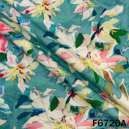 Digital Print Hakoba Cambric Cotton Fabric - F6720