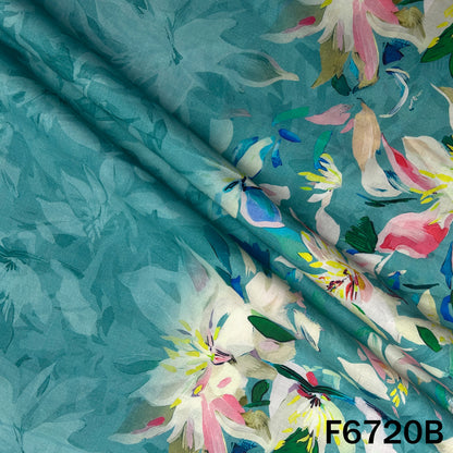 Digital Print Hakoba Cambric Cotton Fabric - F6720