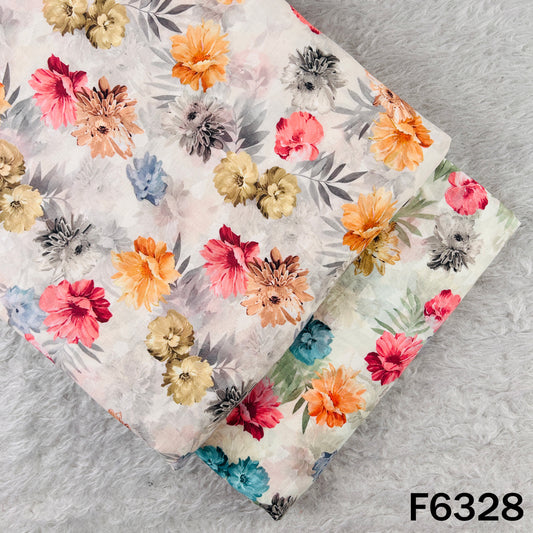 Digital Print Cambric Cotton Fabric - F6328