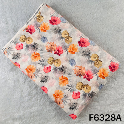 Digital Print Cambric Cotton Fabric - F6328