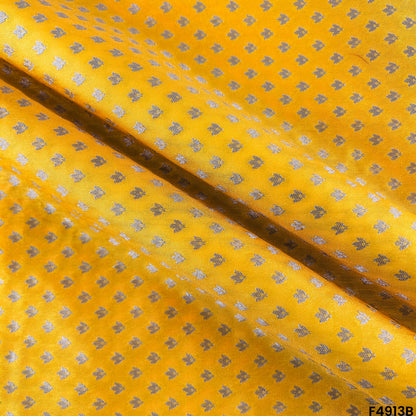 Zari Banarasi Silk Fabric-F4913