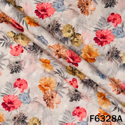 Digital Print Cambric Cotton Fabric - F6328