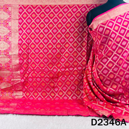 Zari Work Bandhani Print Banarasi Georgette Dupatta - D2346