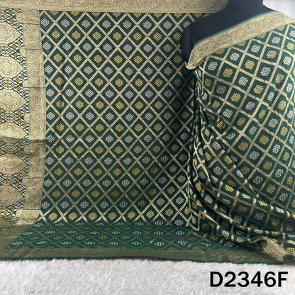 Zari Work Bandhani Print Banarasi Georgette Dupatta - D2346