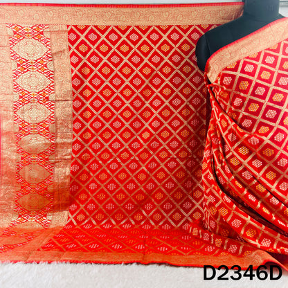 Zari Work Bandhani Print Banarasi Georgette Dupatta - D2346