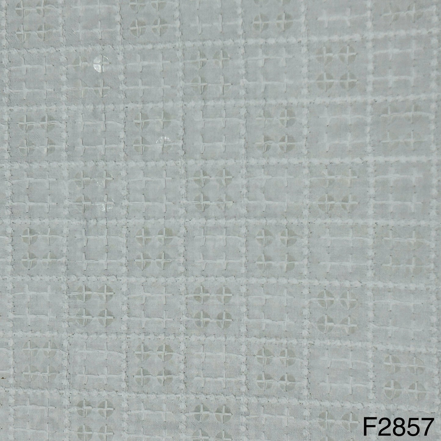 chikankari Cotton Fabric-F2857