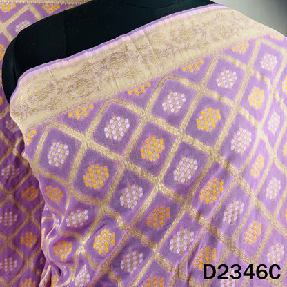 Zari Work Bandhani Print Banarasi Georgette Dupatta - D2346