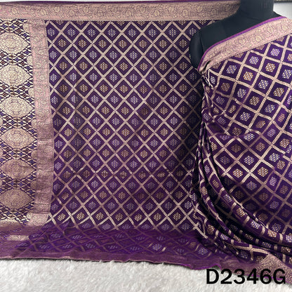 Zari Work Bandhani Print Banarasi Georgette Dupatta - D2346