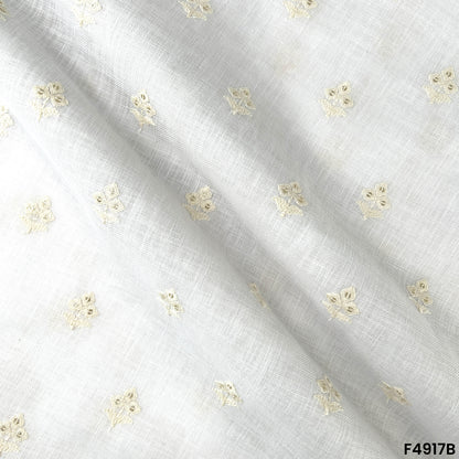 Thread sequins Work Linen Cotton-F4917