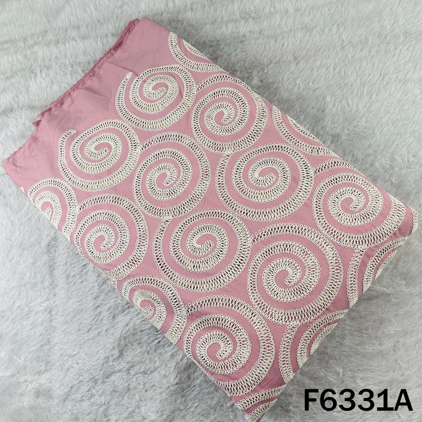 Crochet Work Crepe Fabric - F6331