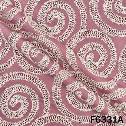 Crochet Work Crepe Fabric - F6331