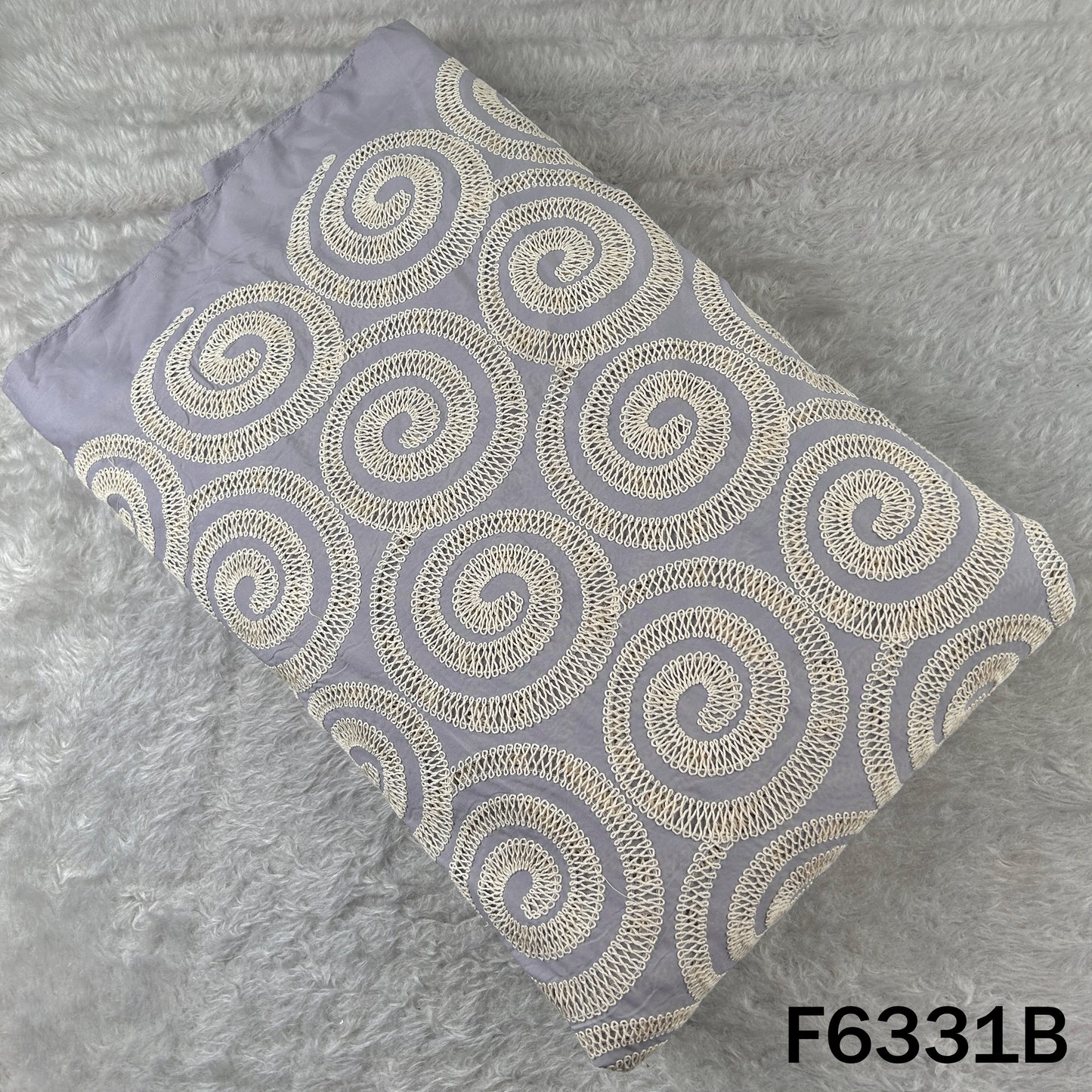 Crochet Work Crepe Fabric - F6331