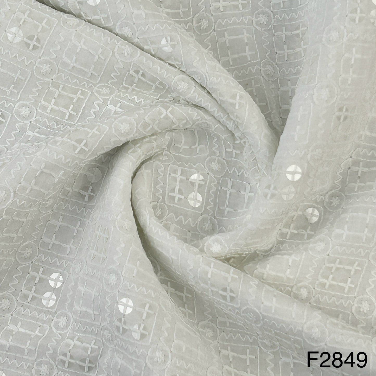Chikankari Cotton-F2849