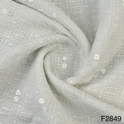Chikankari Cotton-F2849