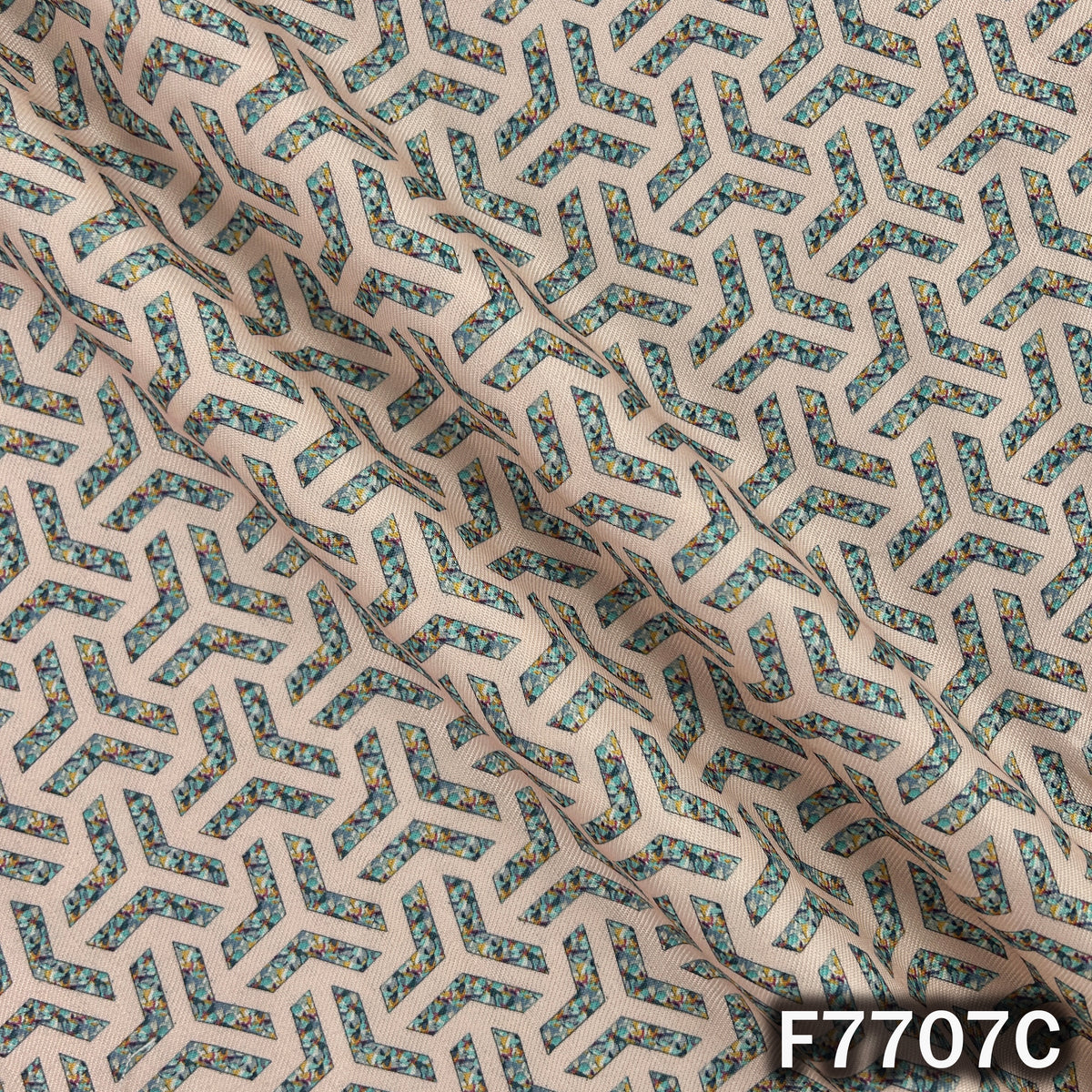 Printed Spun Fabric - F7707