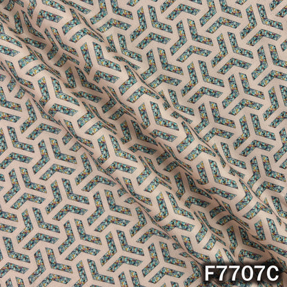 Printed Spun Fabric - F7707