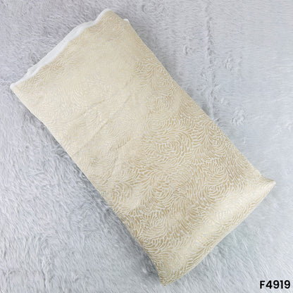 Dyeable Zari Work Pure Banarasi Georgette Fabric-F4919