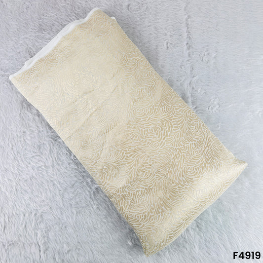 Dyeable Zari Work Pure Banarasi Georgette Fabric-F4919