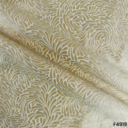 Dyeable Zari Work Pure Banarasi Georgette Fabric-F4919