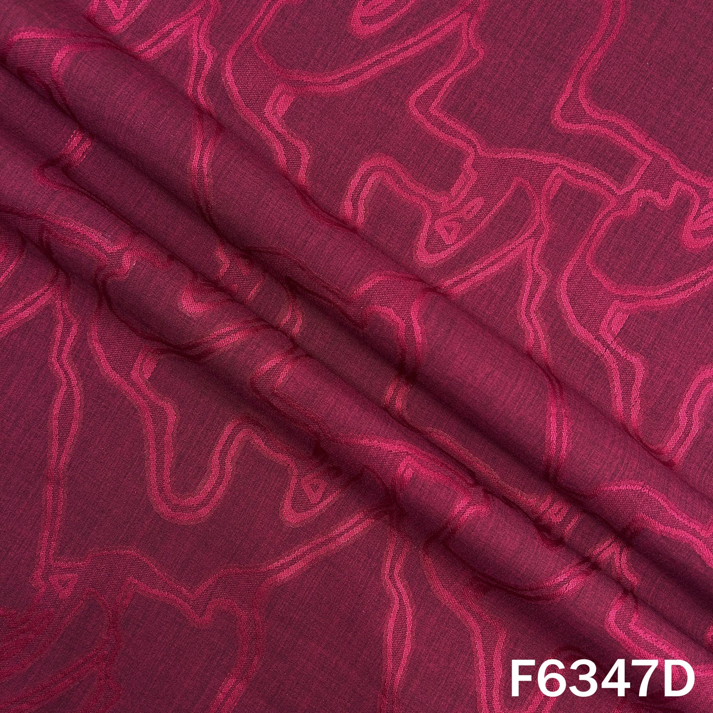 Self Work Cotton Crepe Fabric - F6347