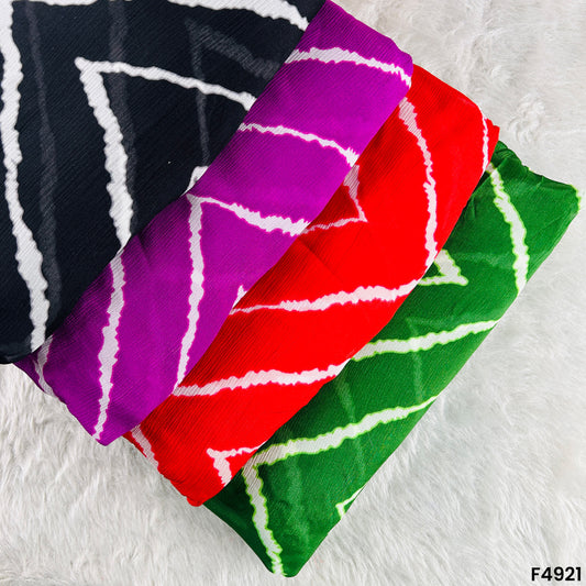 Leheriya Print Chinon Chiffon-F4921