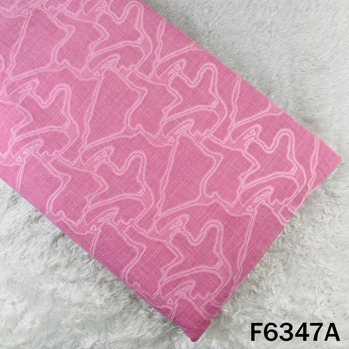 Self Work Cotton Crepe Fabric - F6347