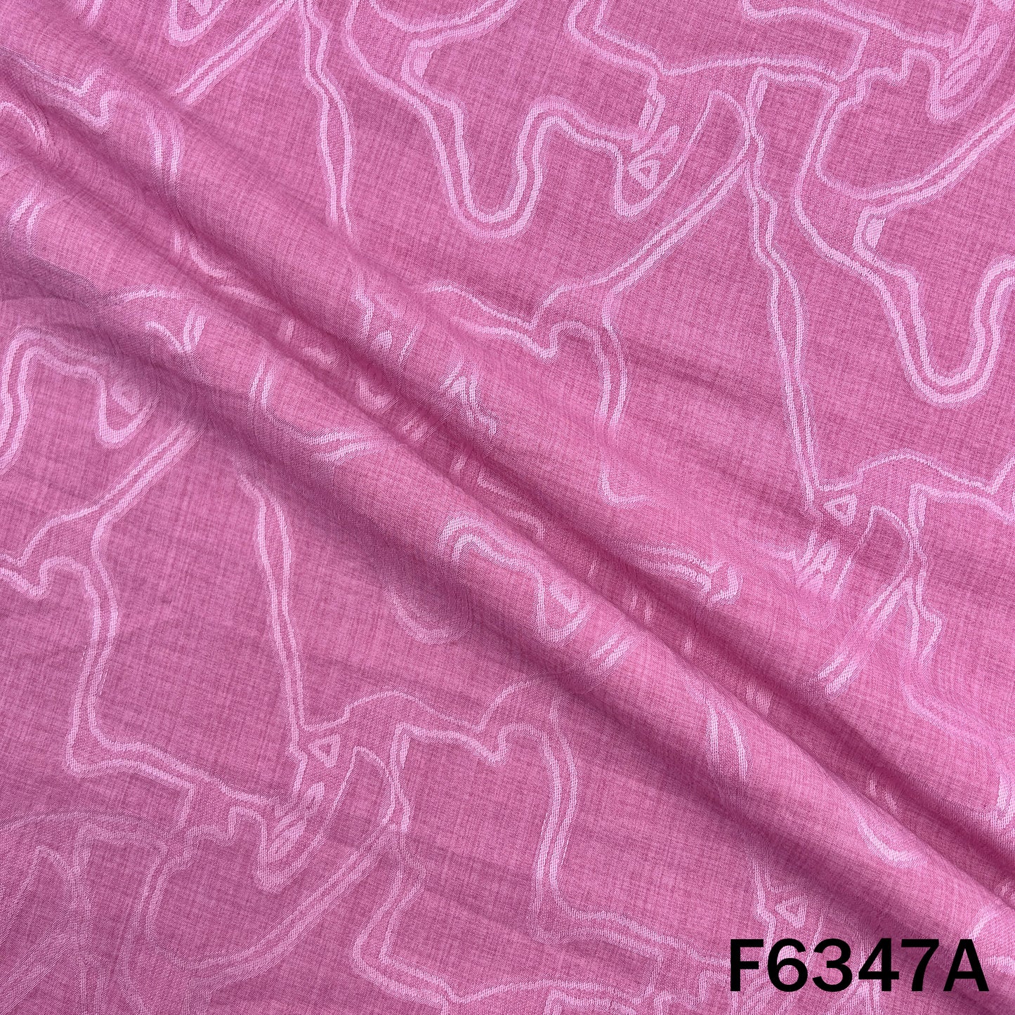 Self Work Cotton Crepe Fabric - F6347