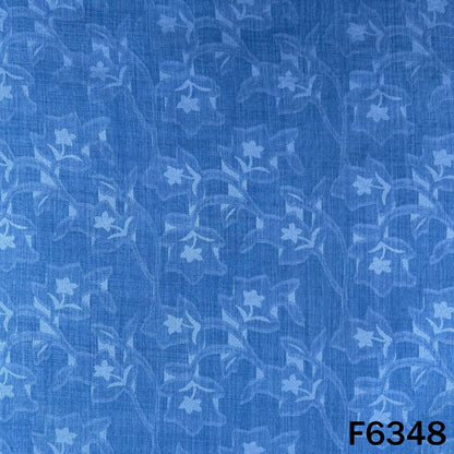 Self Work Cotton Crepe Fabric - F6348