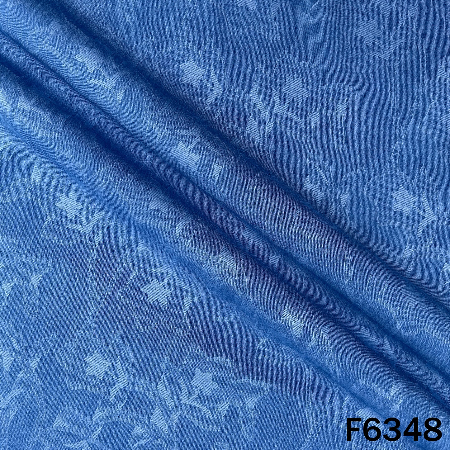 Self Work Cotton Crepe Fabric - F6348