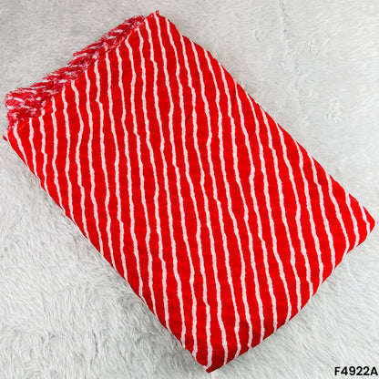 Leheriya Print Chinon Chiffon Fabric-F4922