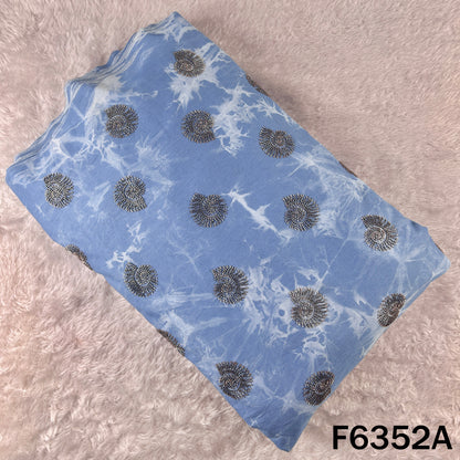 Cut Dana Embroidered Denim Fabric - F6352