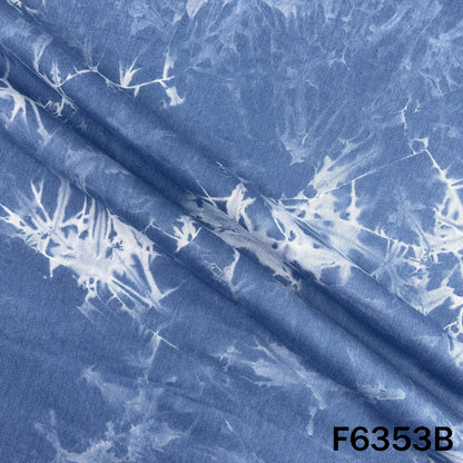 Cut Dana Embroidered Denim Fabric - F6353
