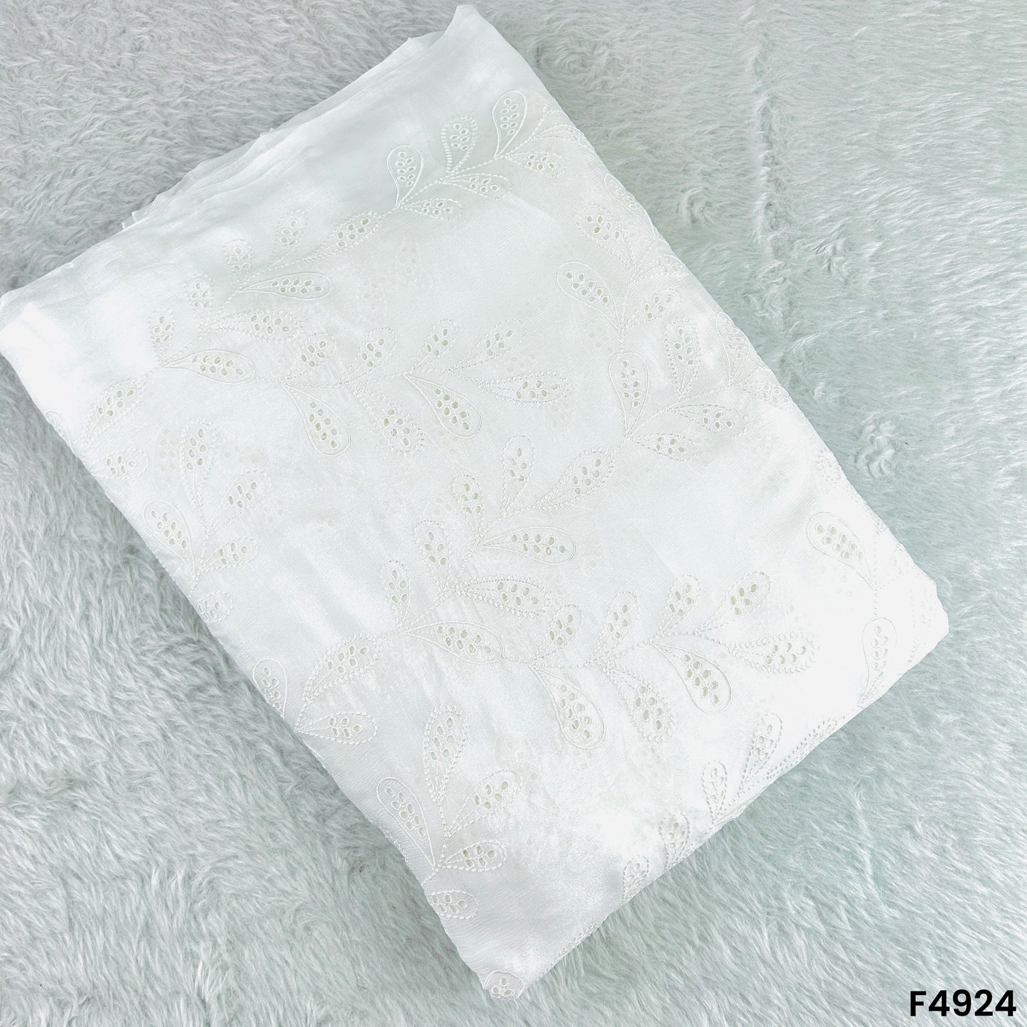 Dyeable Hakoba Chinon Chiffon Fabric-F4924