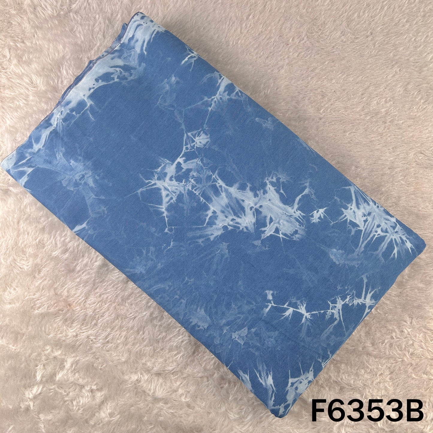Cut Dana Embroidered Denim Fabric - F6353