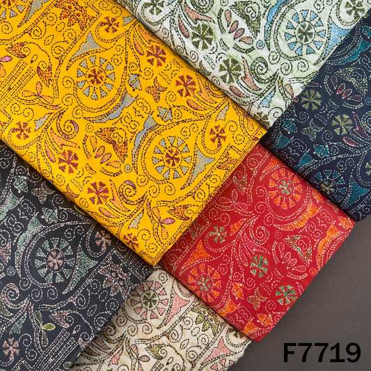 Printed Glaze Cotton Fabric - F7719