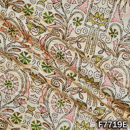 Printed Glaze Cotton Fabric - F7719