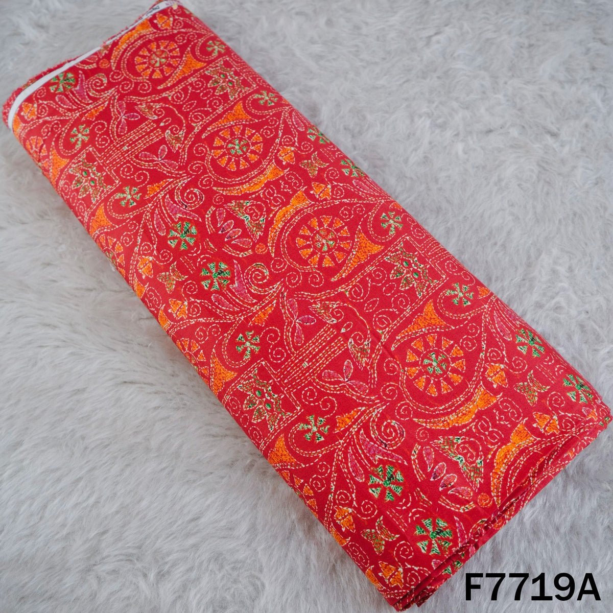 Printed Glaze Cotton Fabric - F7719