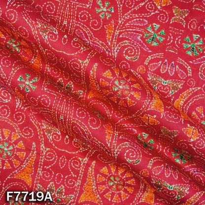 Printed Glaze Cotton Fabric - F7719