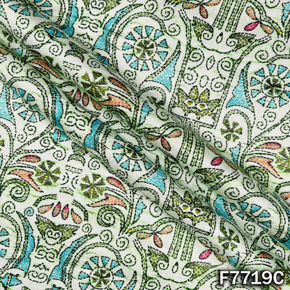 Printed Glaze Cotton Fabric - F7719